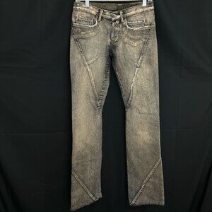 Rick Owens DRKSHDW Spiral Cut Zombie Denim Jeans Early 00s 🩸 Made in Italy